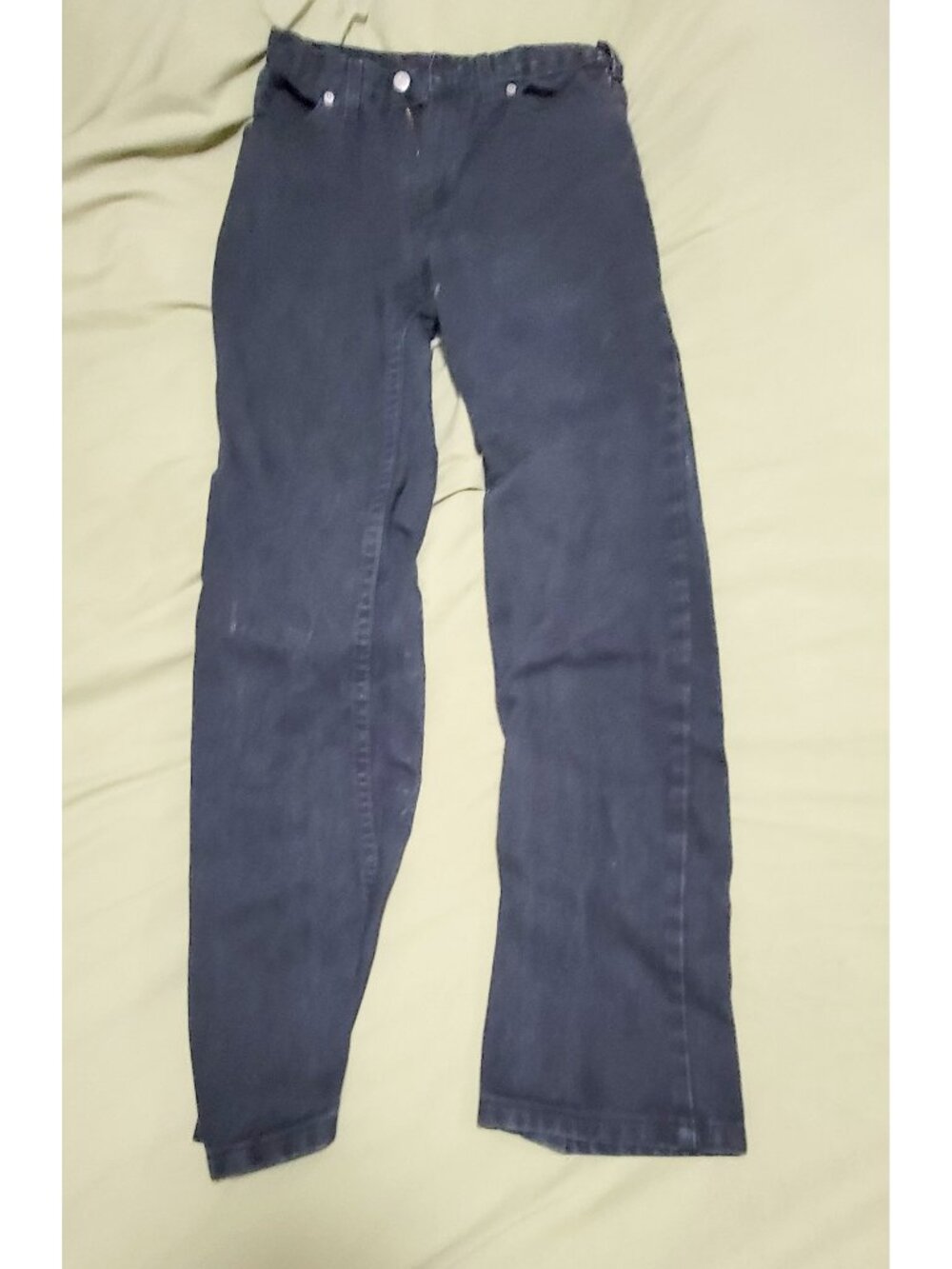 Faded Glory Black Jeans Vintage 1980s Size 8/31 Avg/M/M HK 6204